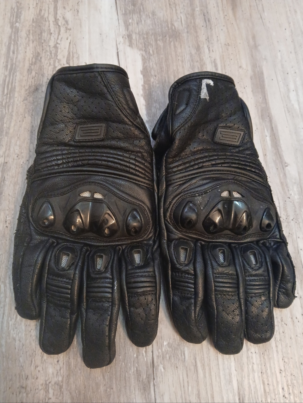 ORIGINE 100% Leather Motorcycle Gloves - Cafe Racer Vintage Style - M
